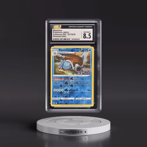 2022 Pokémon GO #017/078 Blastoise - Reverse Holo (CGC 8.5 NM-MT+)